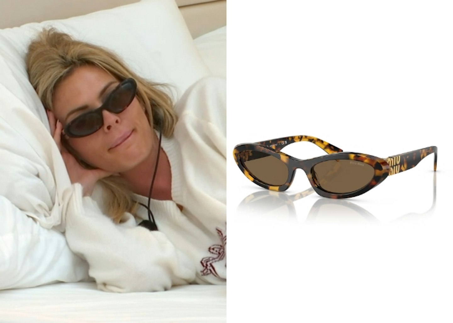 Danielle Sellers' Miu Miu Sunglasses