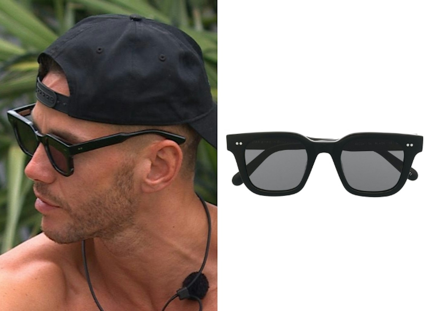 Scott Thomas' Chunky Black Chimi Sunglasses