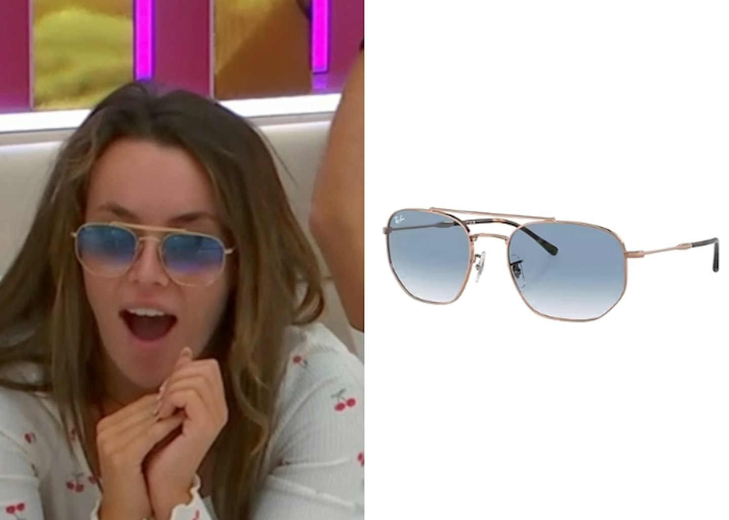 Harriett Blackmore's Rose Gold Ray-Ban Sunglasses