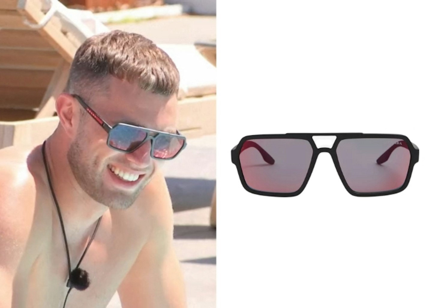 Curtis Pritchard's Prada Sunglasses