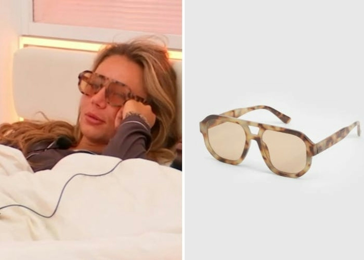Meg Moore's boohoo Tortoiseshell Aviator Sunglasses