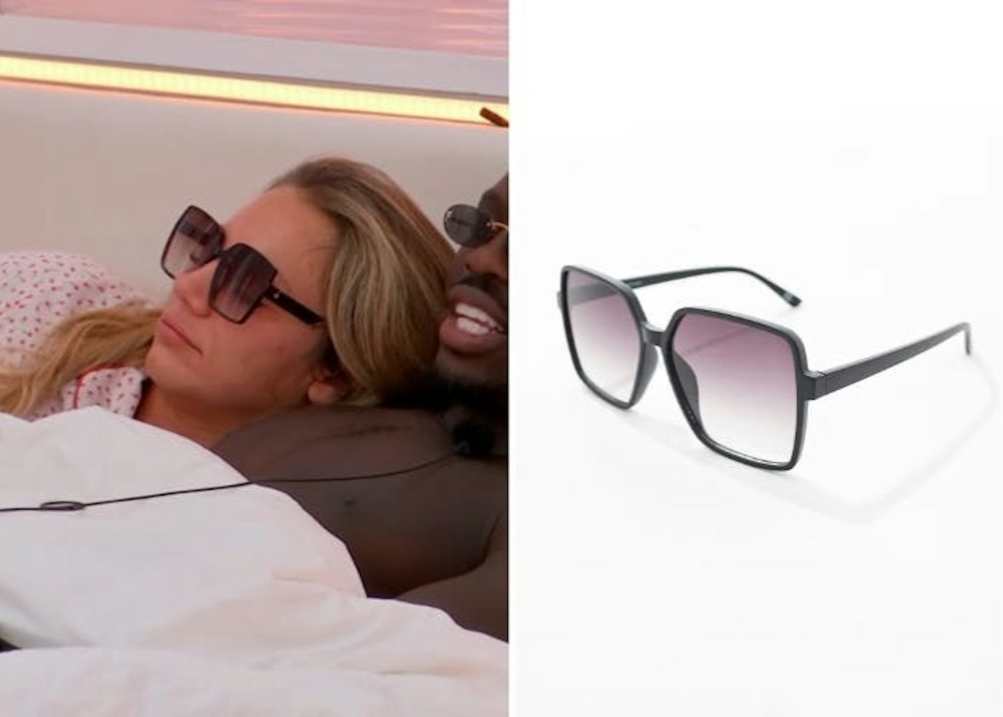 Meg Moore's Oversized Square Sunglasses