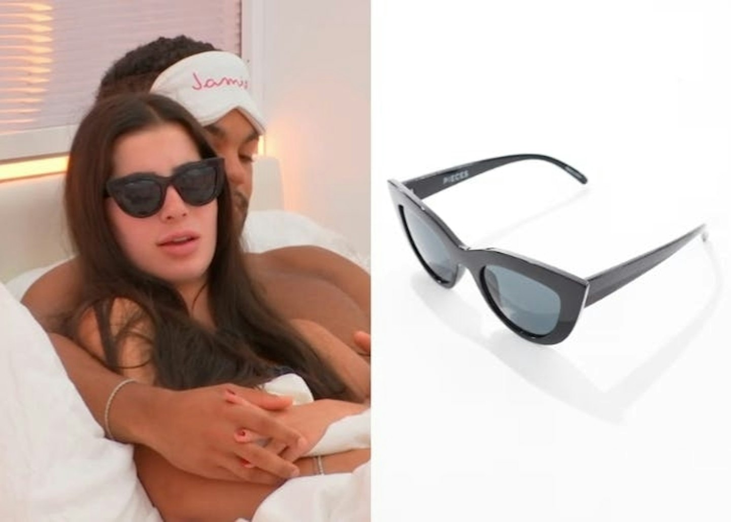 Yasmin Pettet's Pieces Cat Eye Sunglasses