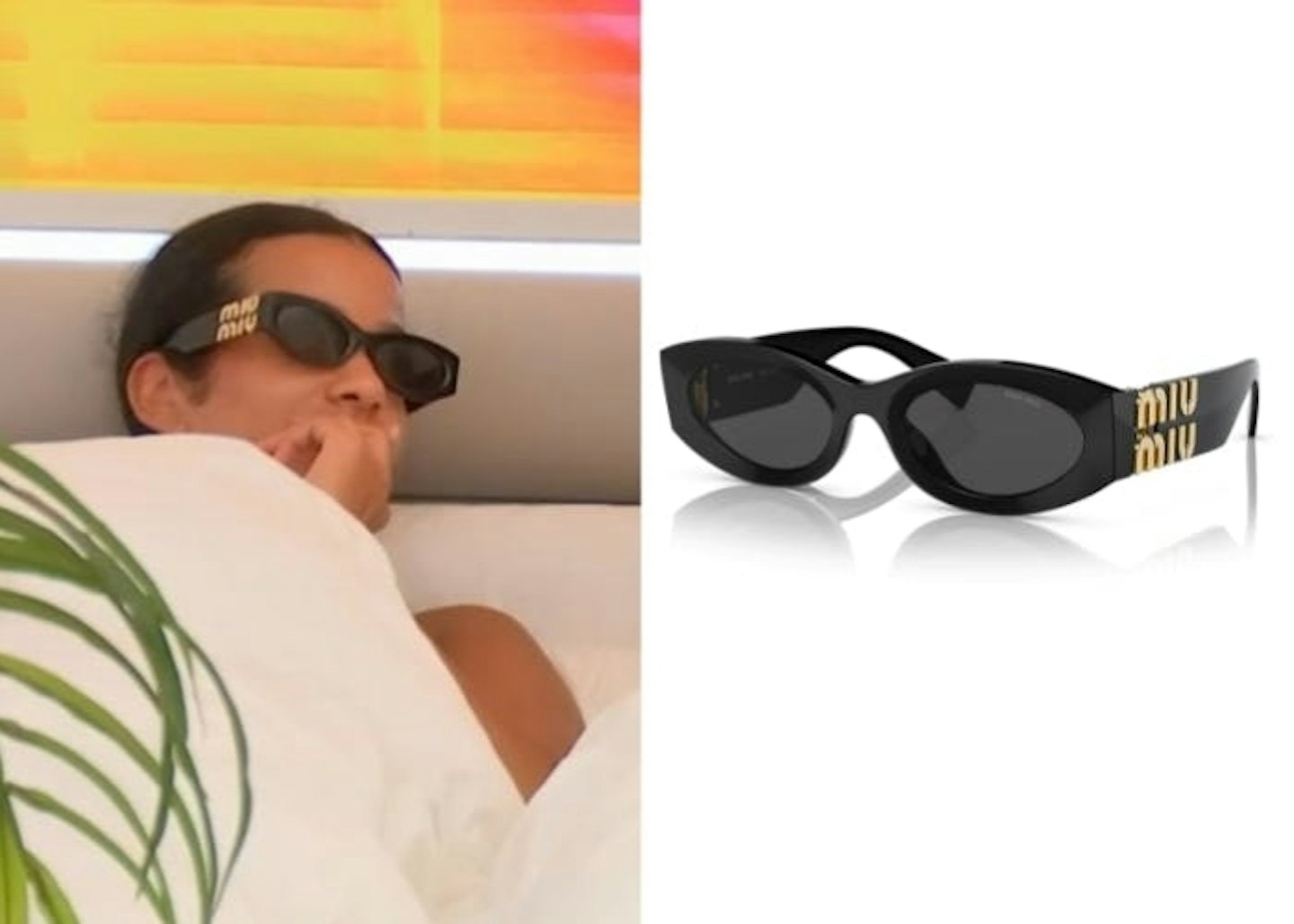 Yaz Broom's Miu Miu Sunglasses