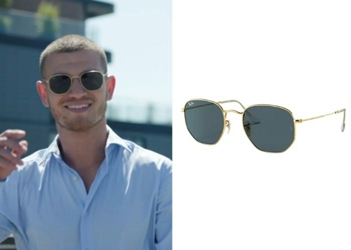 Blu Chegini's Ray-Ban Hexagonal Sunglasses