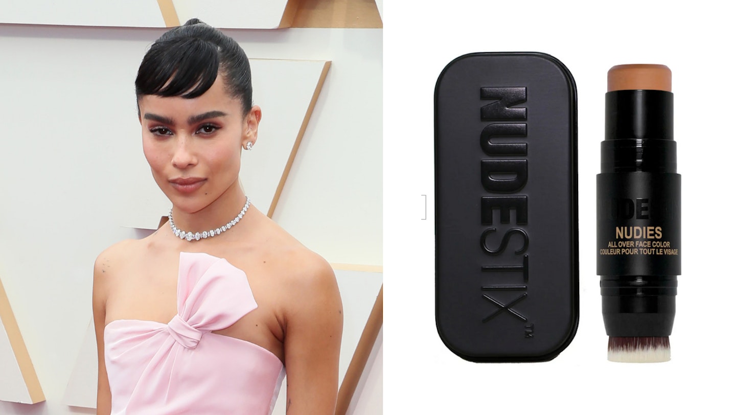 Zoë Kravitz - Nudestix Nudies Matte Blush & Bronze 