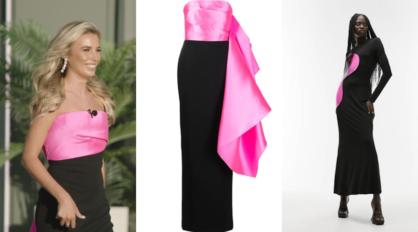 Lana's Pink And Black Solace London Dress