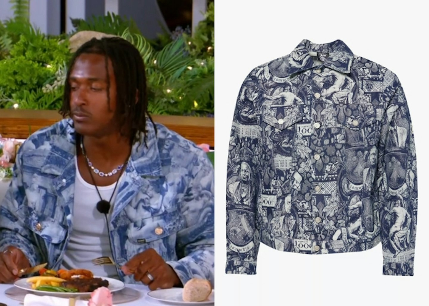 Omar Nyame's Printed Denim Jacket