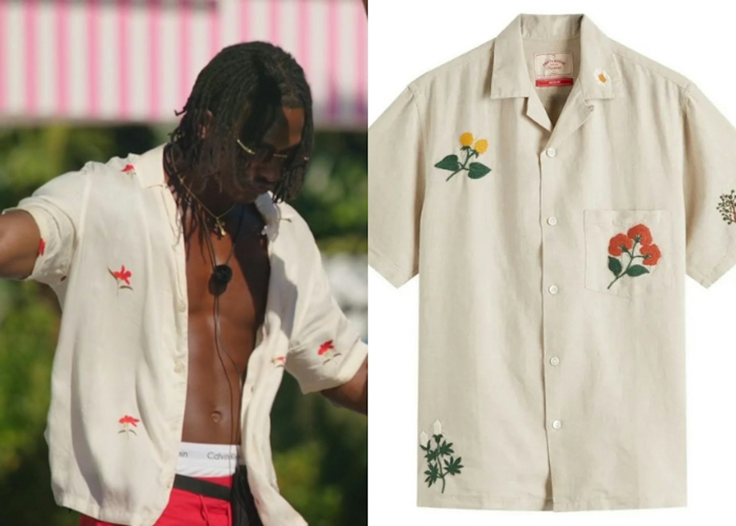 Omar Nyame's Floral Printed Shirt