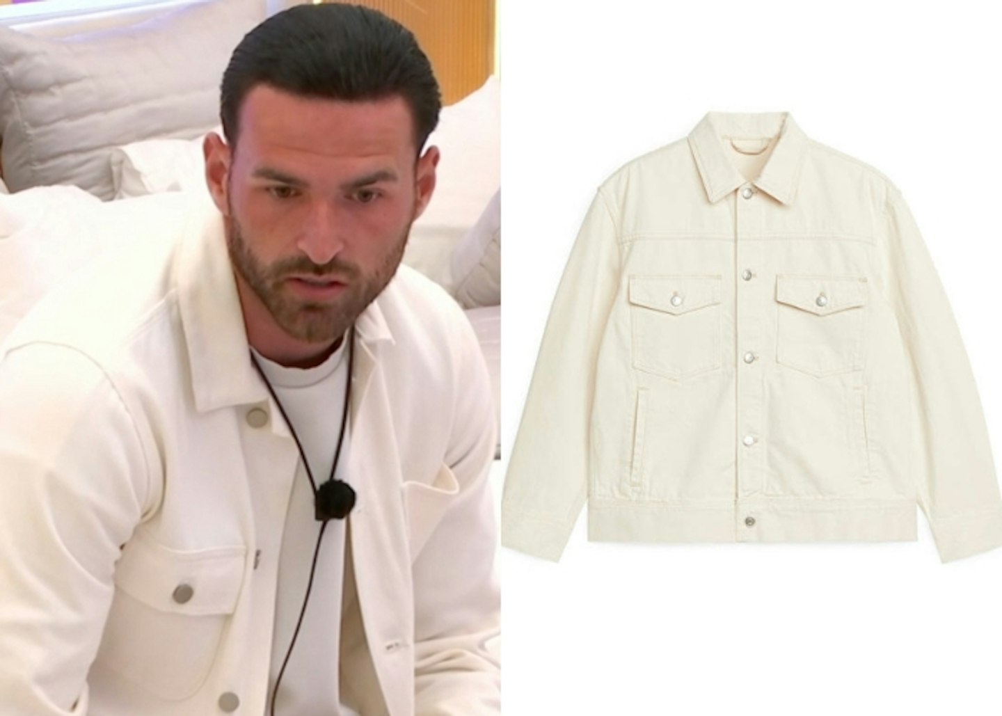 Ronnie Vint's White Denim Jacket