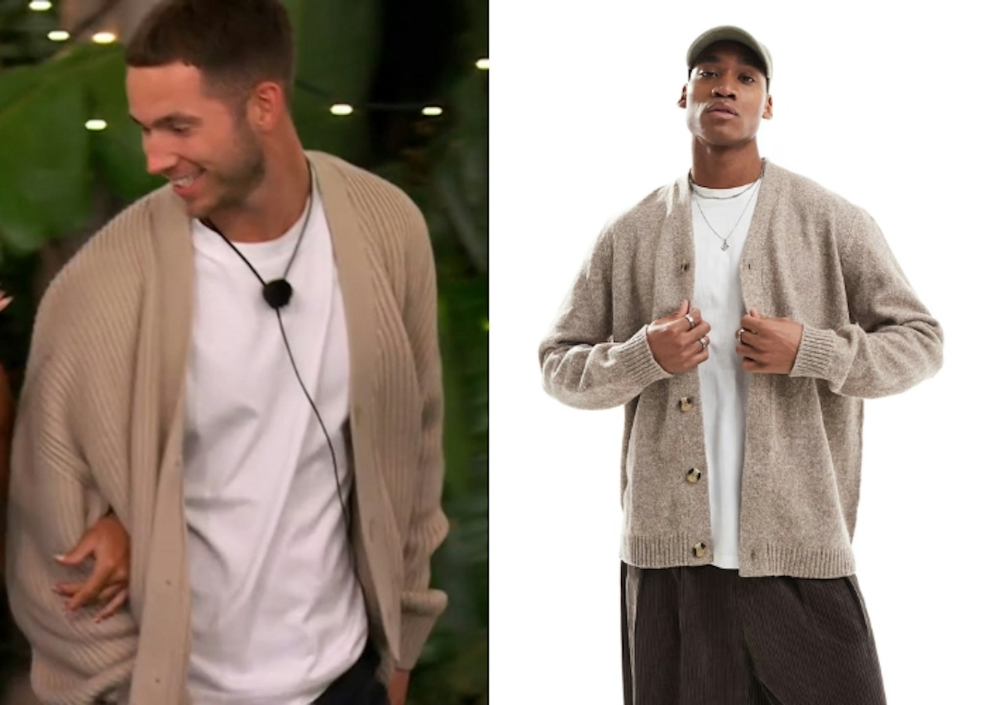 Ron Hall's Taupe Cardigan