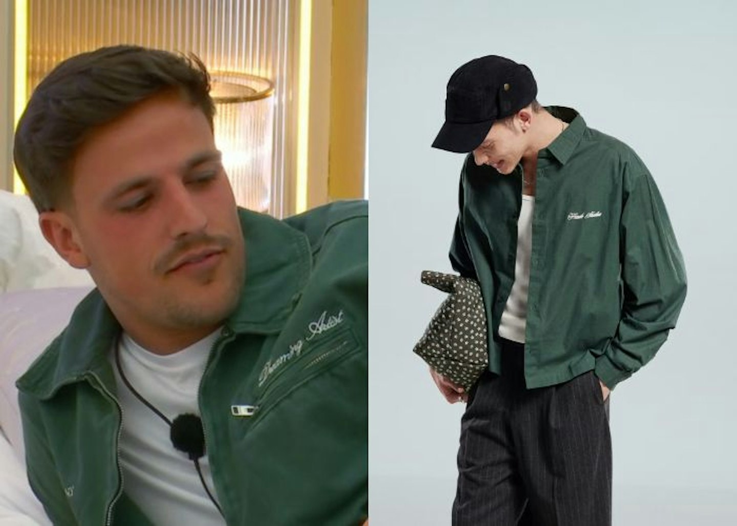 Luca Bish's "Dreaming Artist" Green Jacket