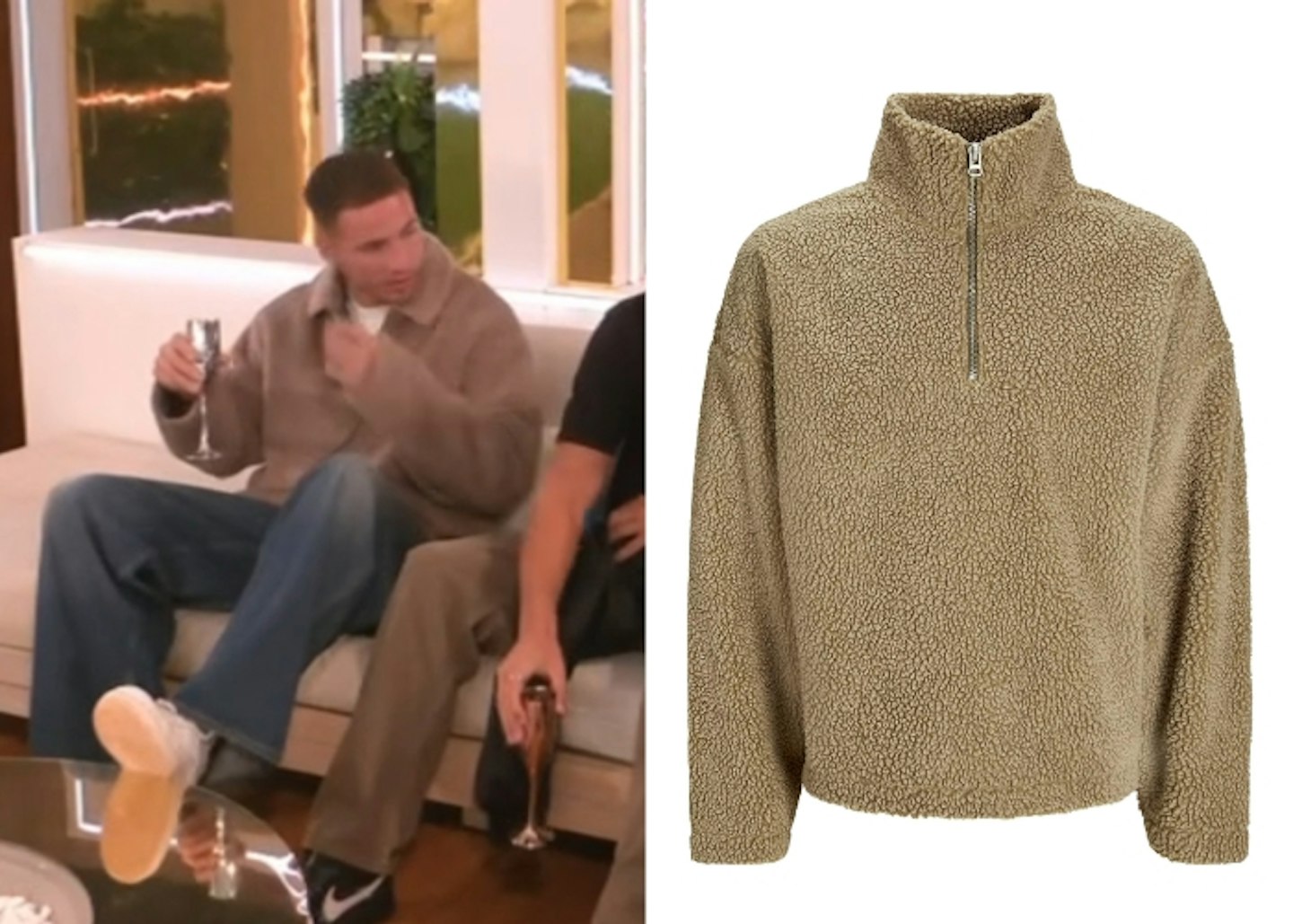 Ron Hall's Light Brown Teddy Sweatshirt