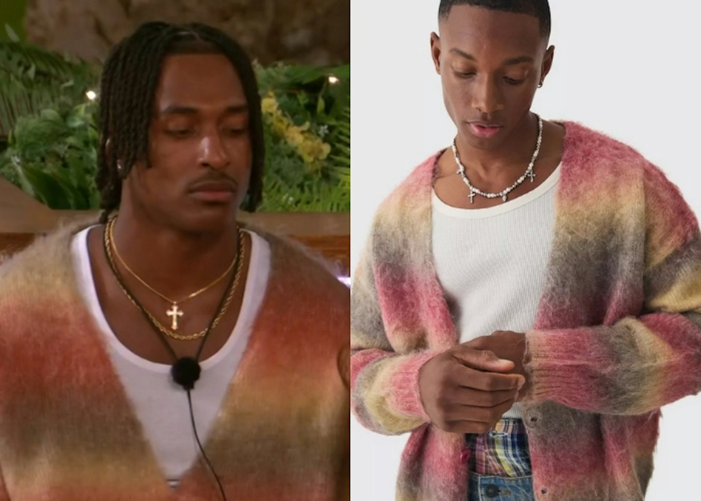 Omar Nyame's Rainbow Cardigan