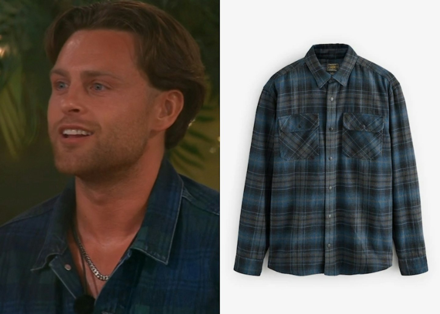 Casey O'Gorman's Checkered Shirt Jacket