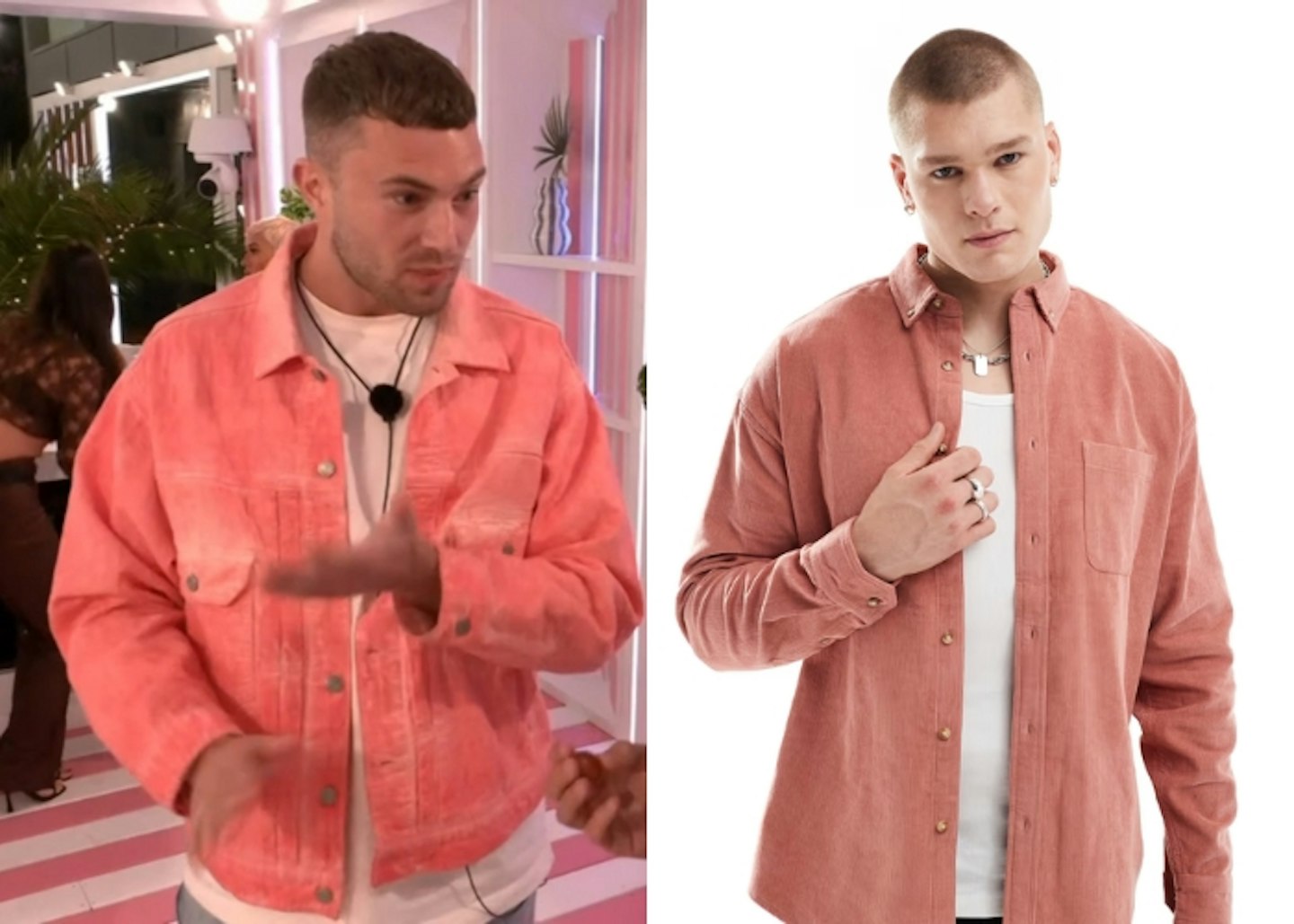 Curtis Pritchard's Pink Denim Jacket