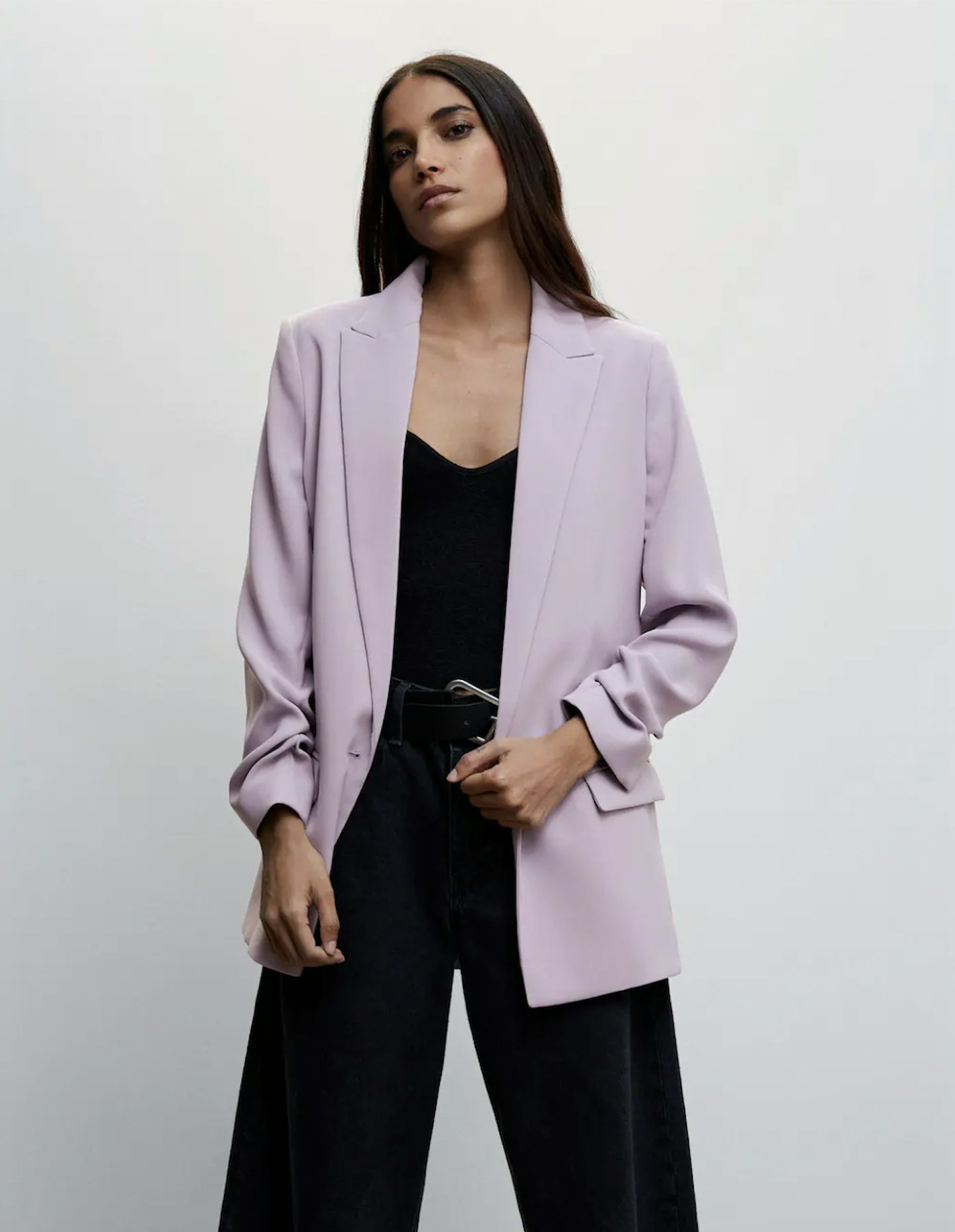 Flowy suit blazer
