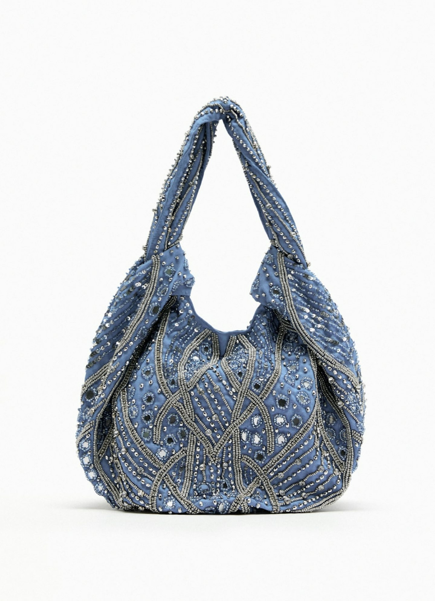 Zara Mirrored Bucket Bag