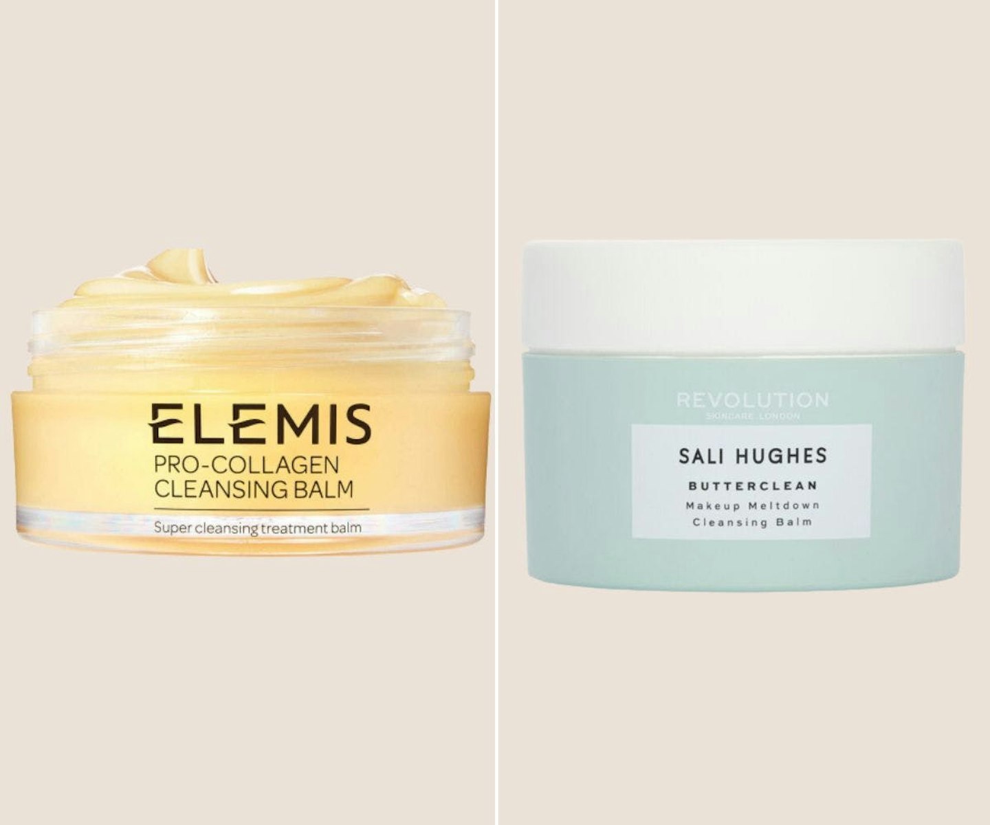 Elemis Pro-Collagen Cleansing Balm & Revolution Sali Hughes Butterclean Cleansing Balm