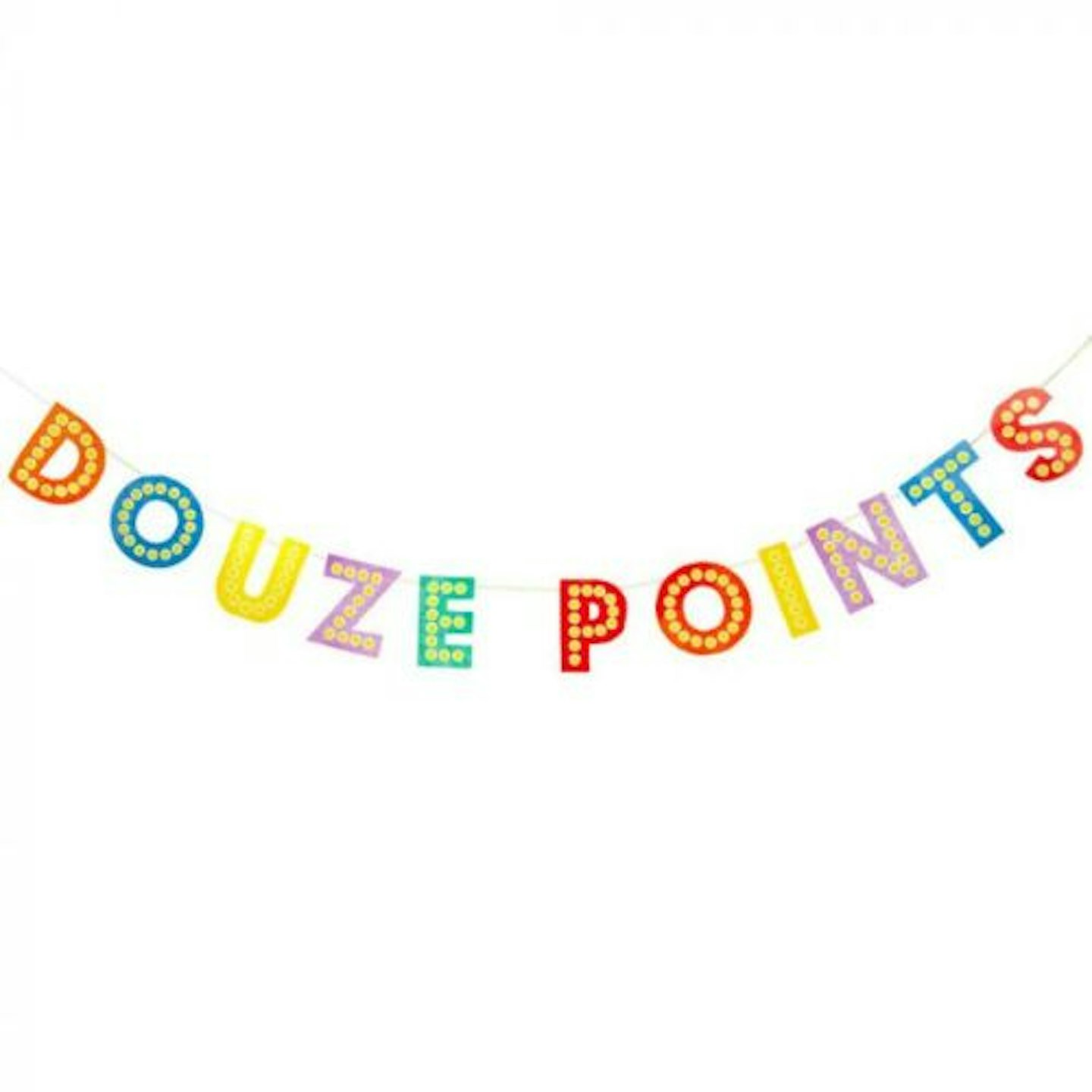 Song Contest 'Douze Points' Garland