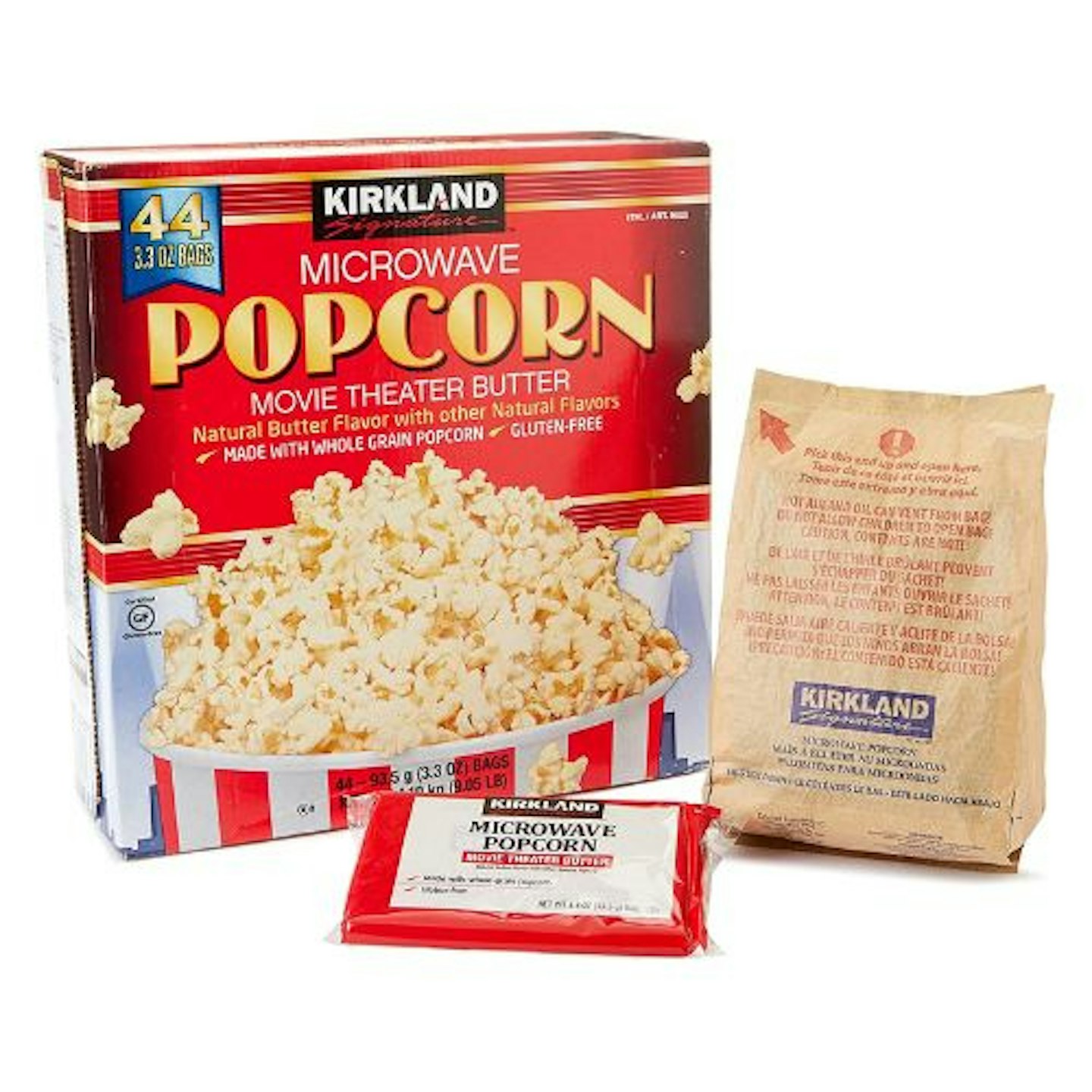 Kirkland Signature Microwave Popcorn 44 Pack Box