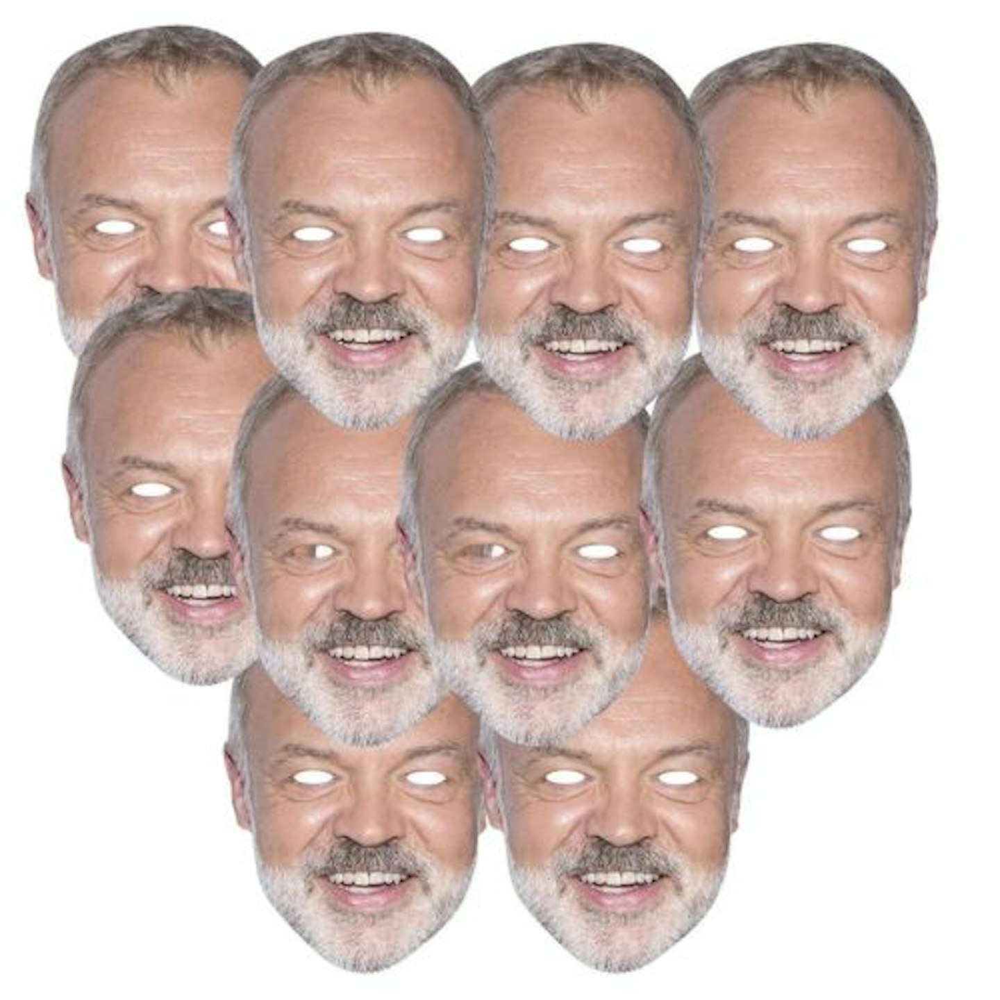 Graham Norton Flat Card Masks