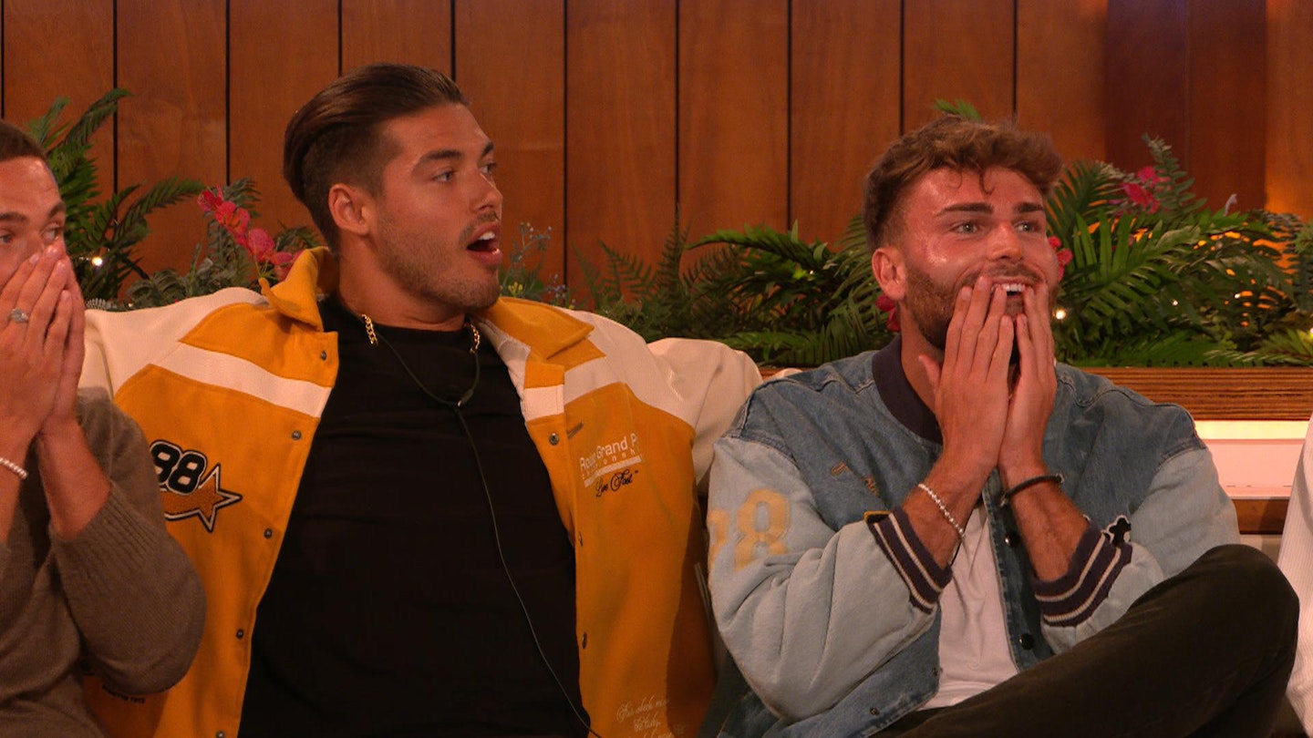 love island tom and spencer shocked