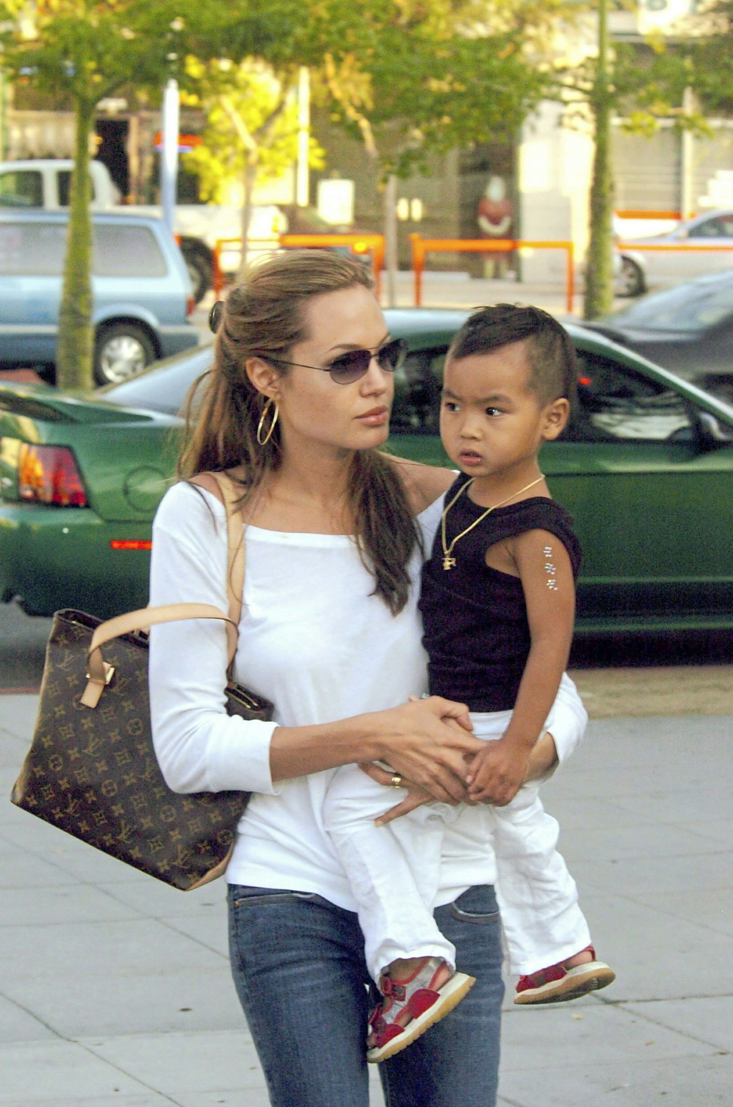angelina jolie and her son maddox