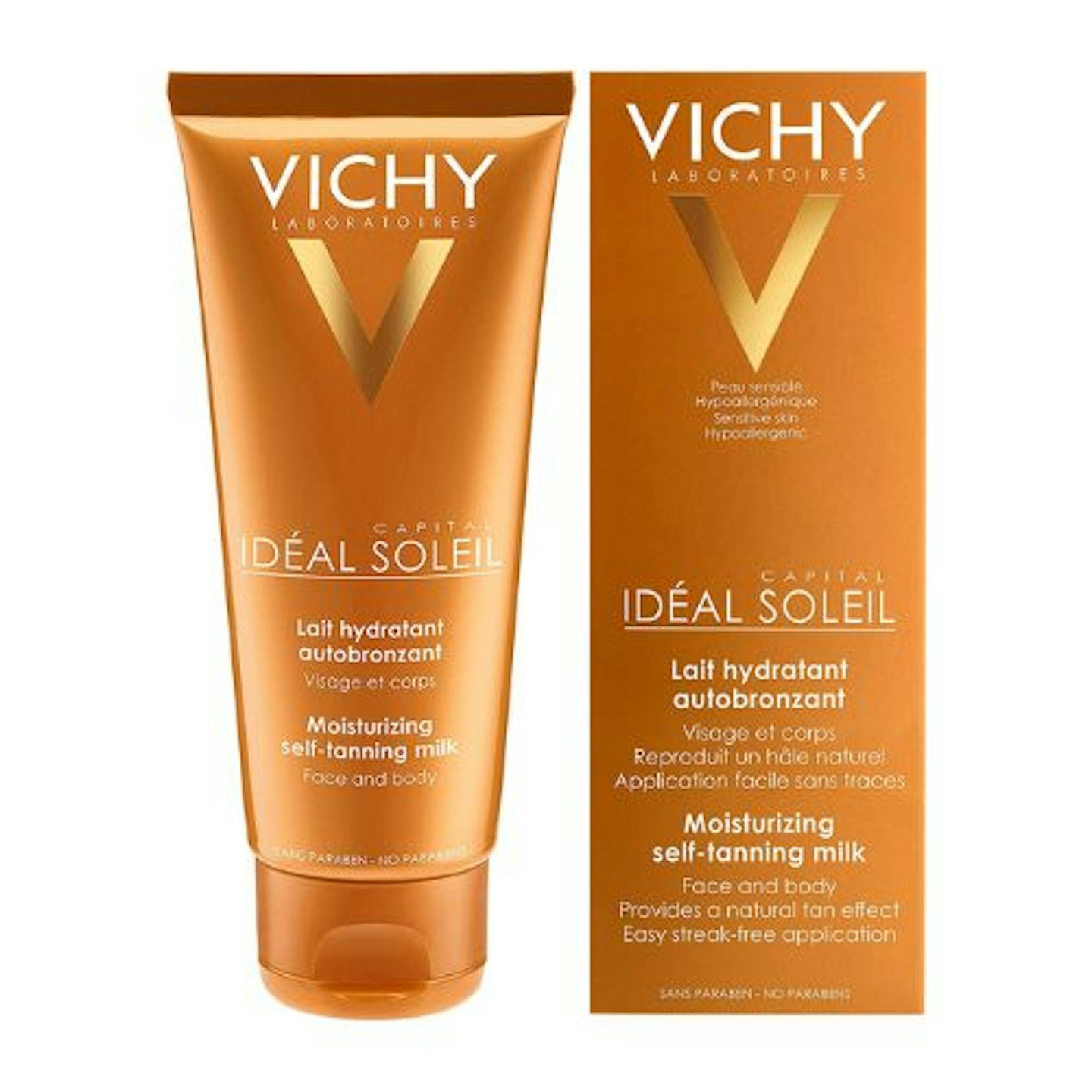 Vichy Ideal Soleil Self Tanner Face and Body Moisturising Milk