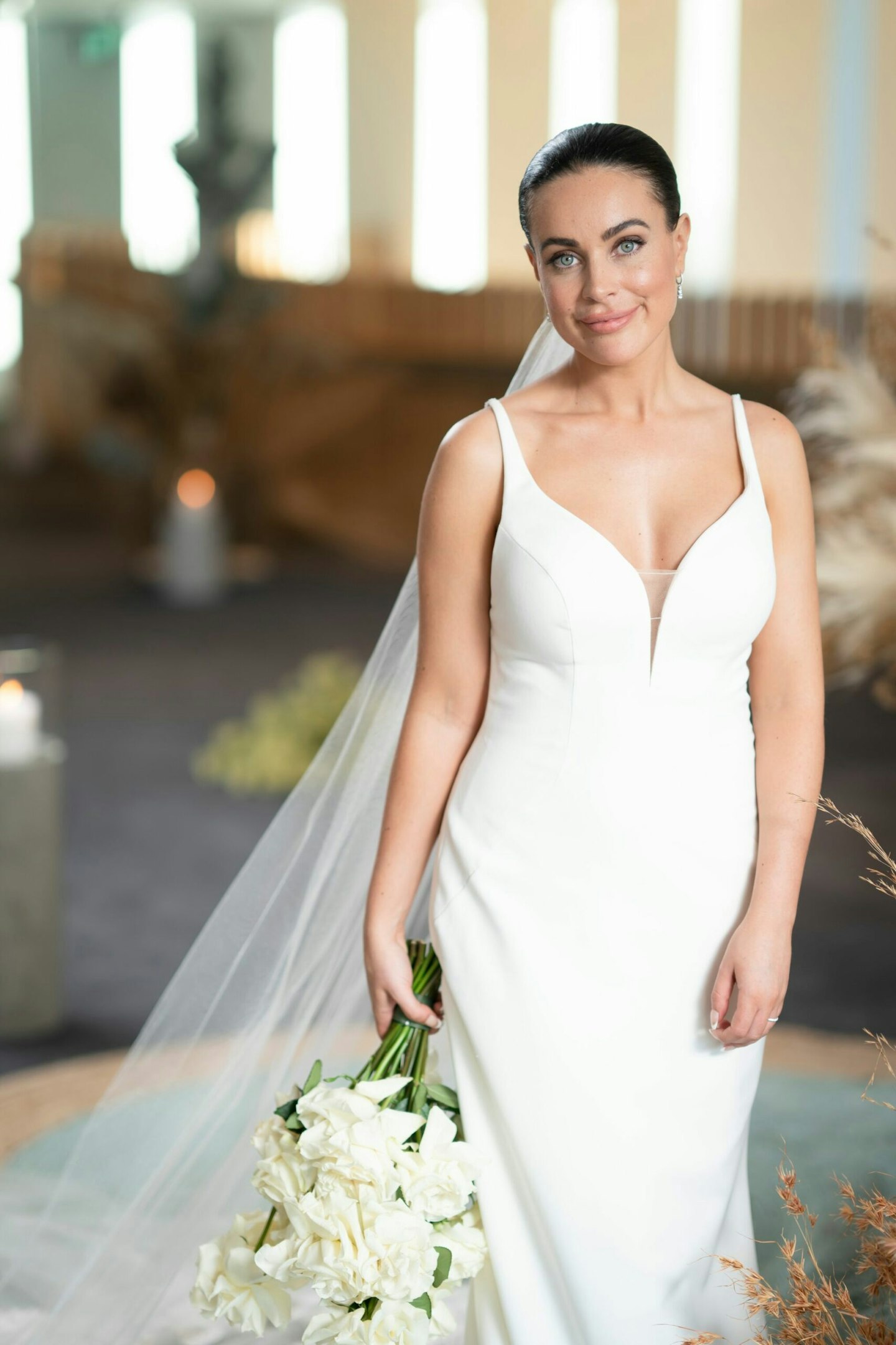 Bronte from MAFS Australia in her wedding dress