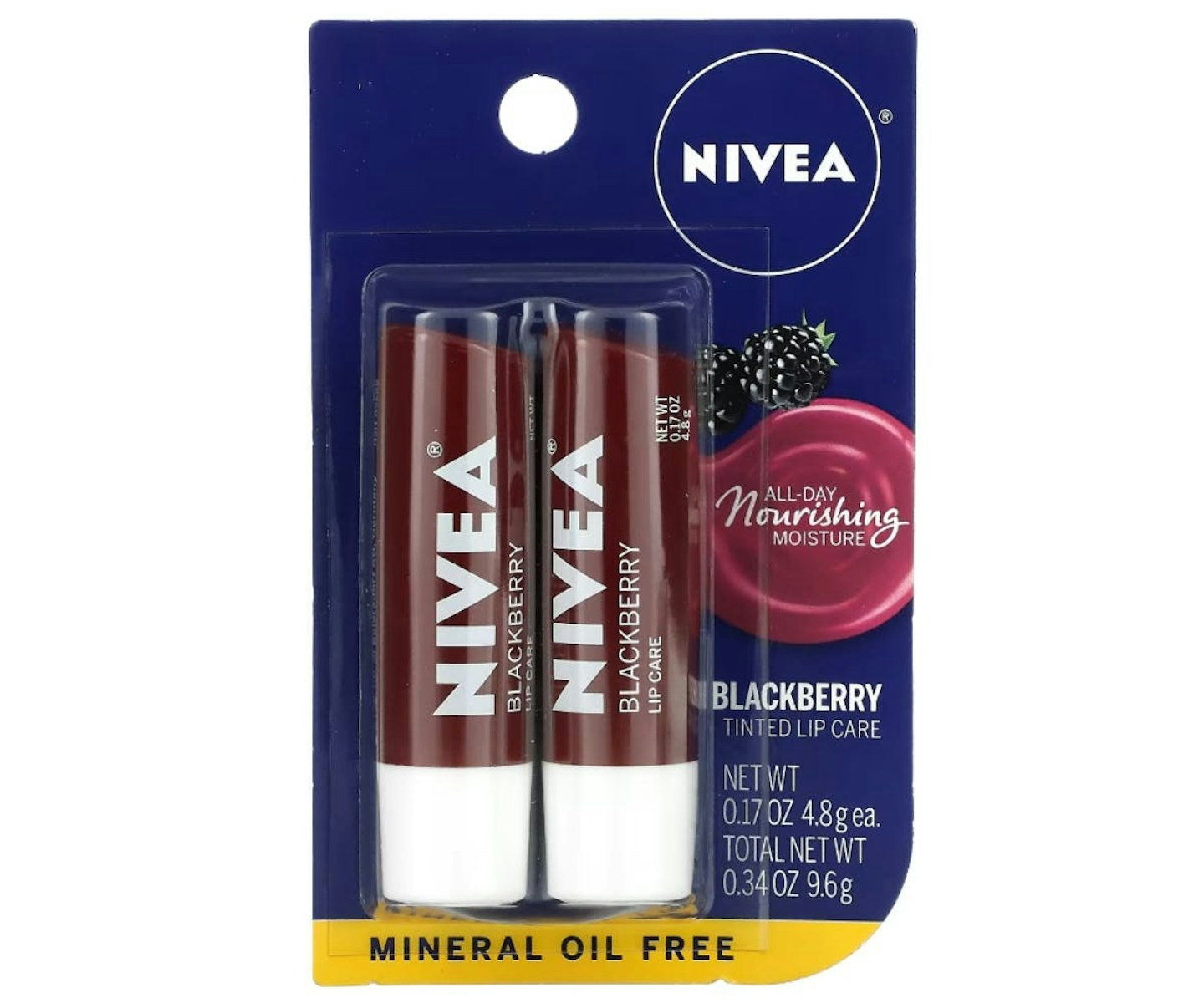 Nivea Tinted Lip Care in Blackberry