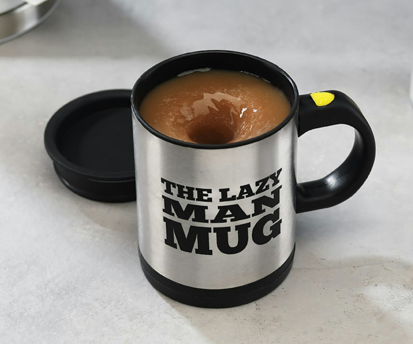 Lazy Man Self Stirring Mug
