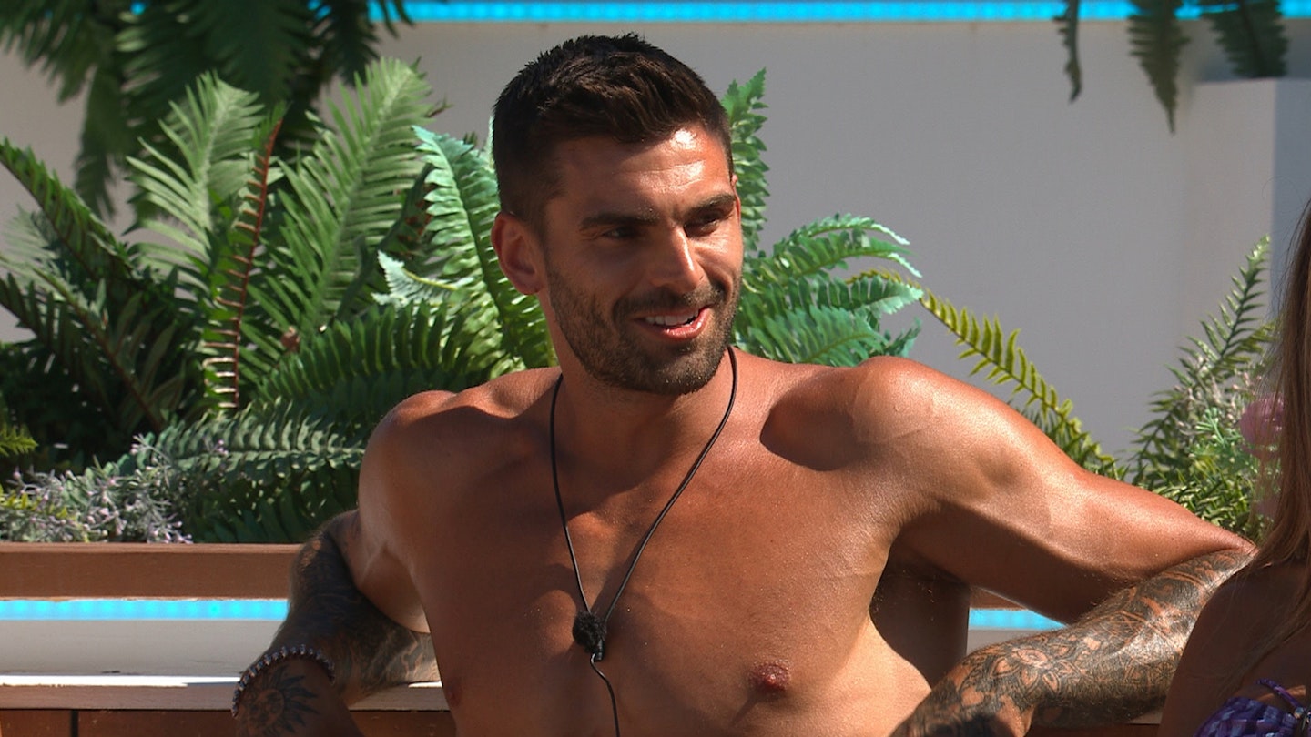 Adam on Love Island 2022