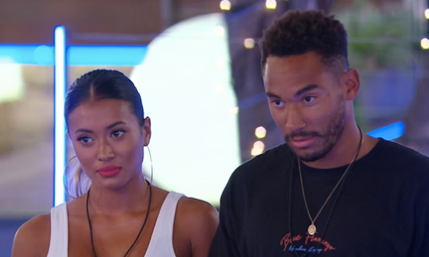 Josh Denzel and Kaz Crossley returning from Casa Amor on Love Island