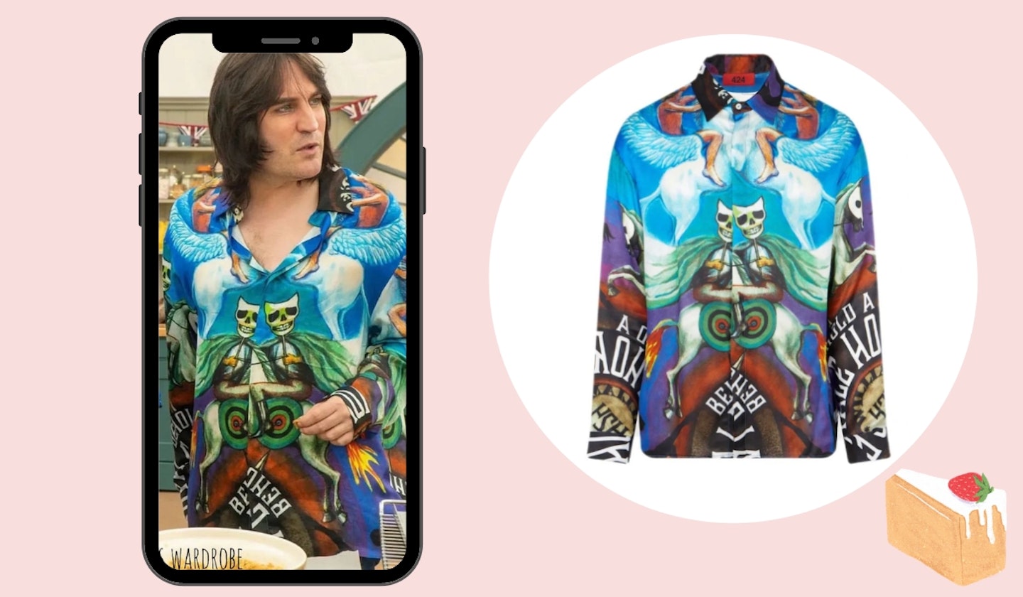 Noel's Four Horsemen Skull Graphic Shirt (The Great Stand Up 2 Cancer Bake Off 2023)