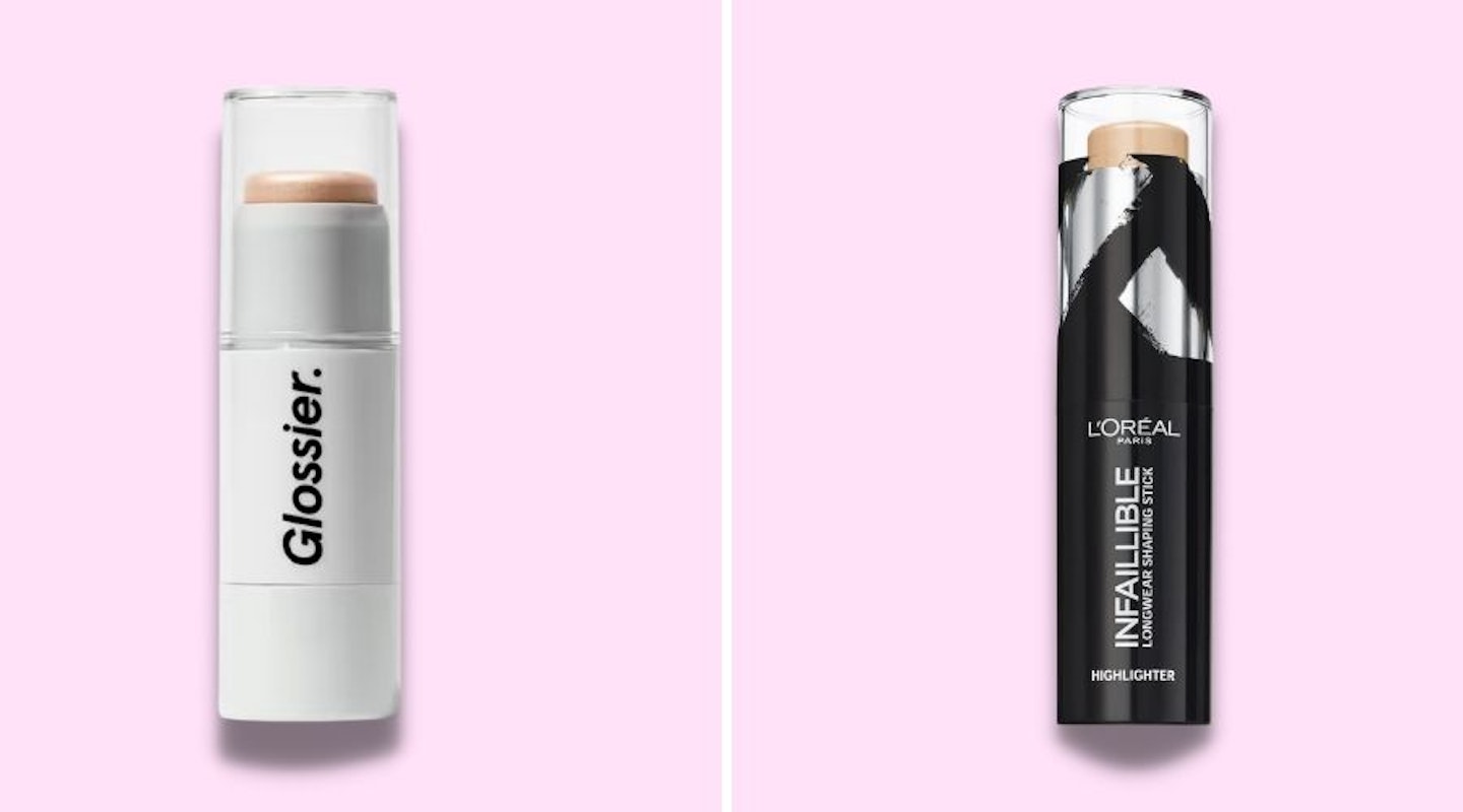 Haloscope vs L'Oreal Infallible Strobe Highlight Stick