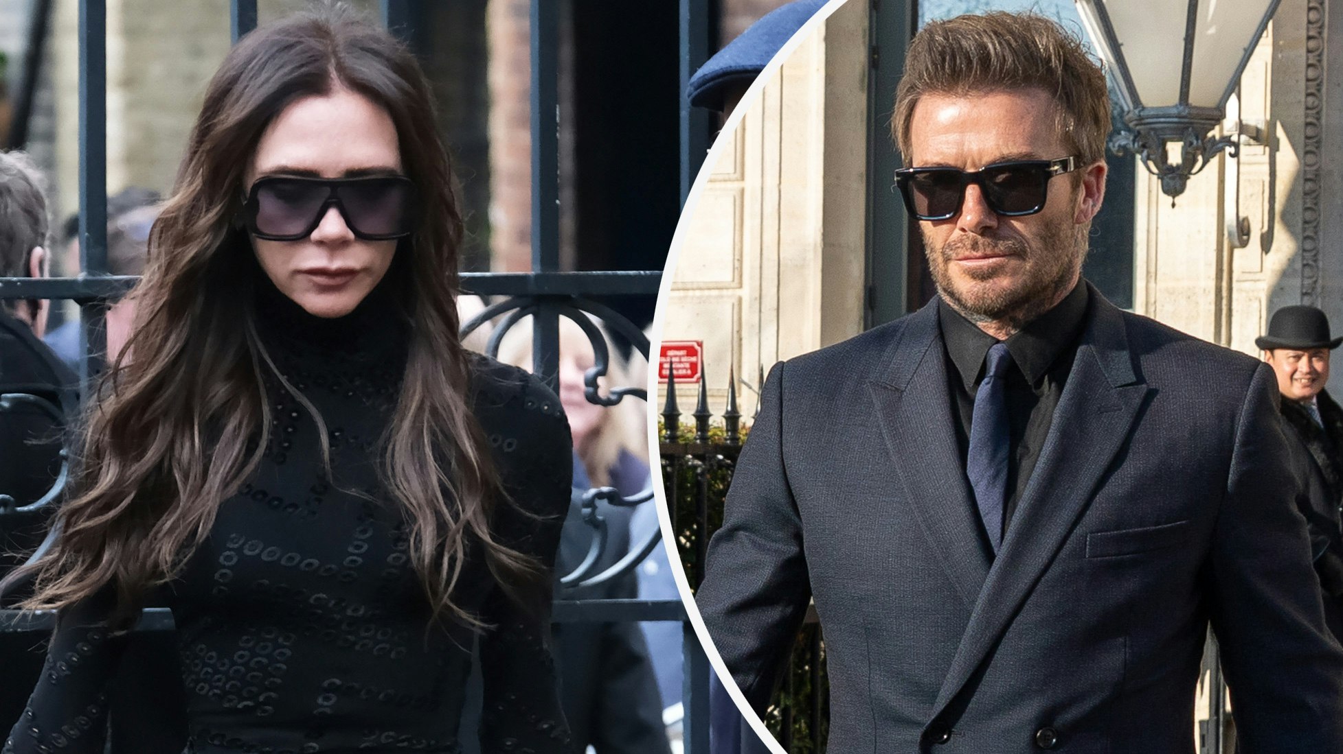 Victoria Beckham and David Beckham Make a Stylish Couple at London