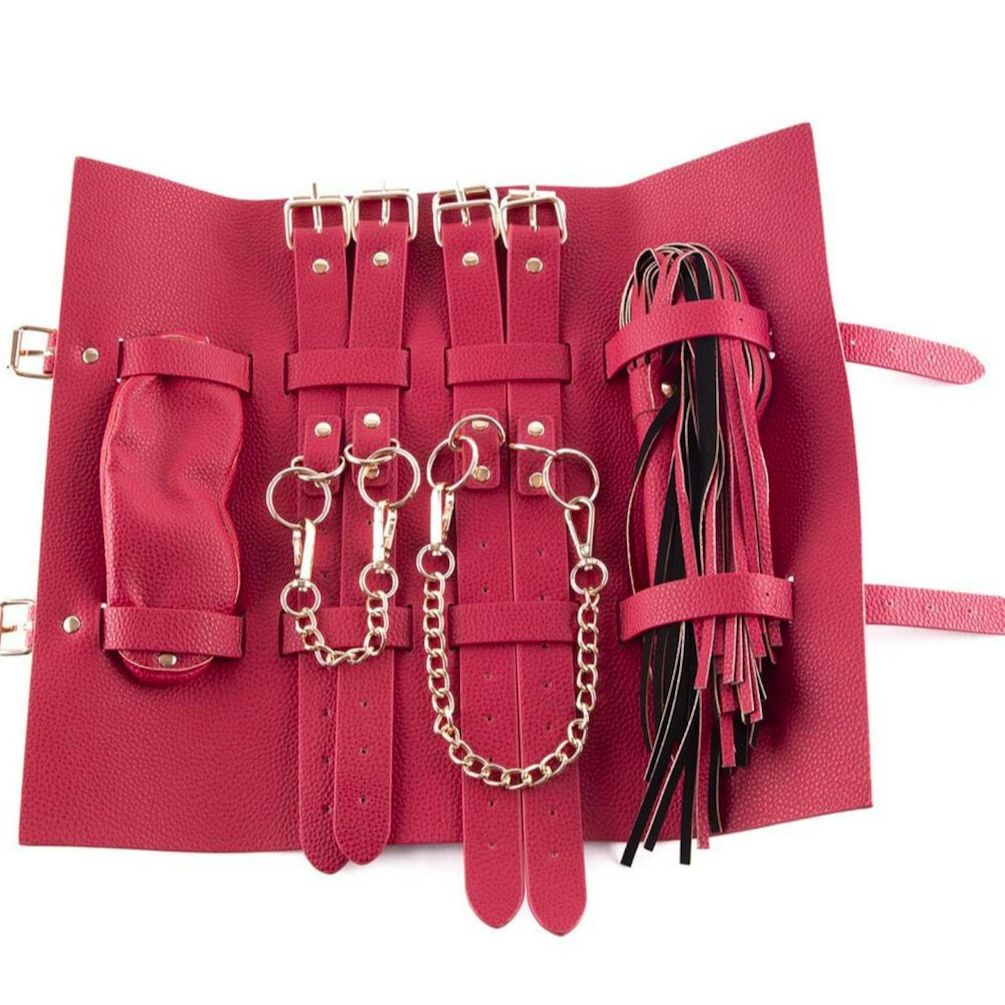 Femme Fatale Faux Leather Bondage Set