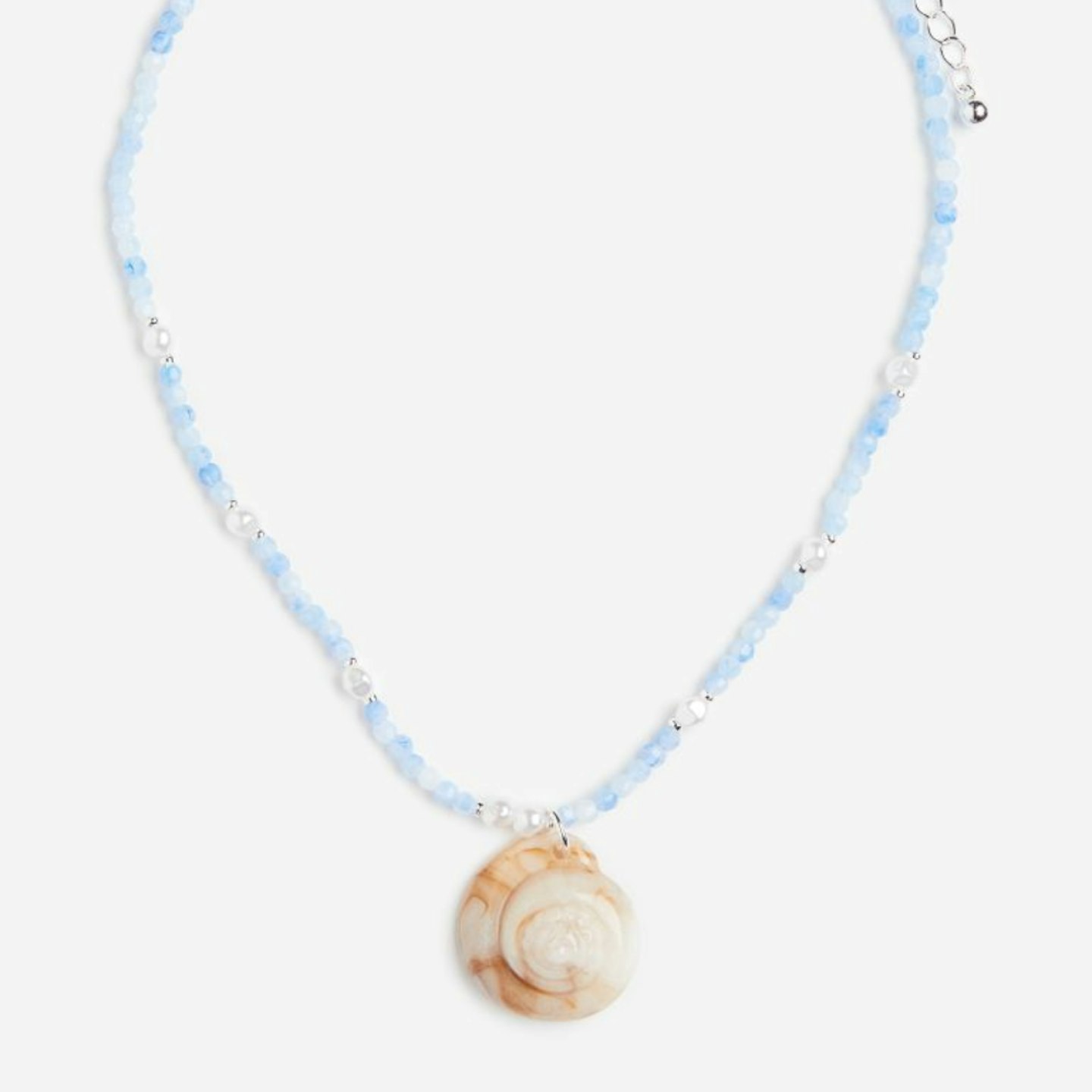 H+M Short Beaded Shell Necklace