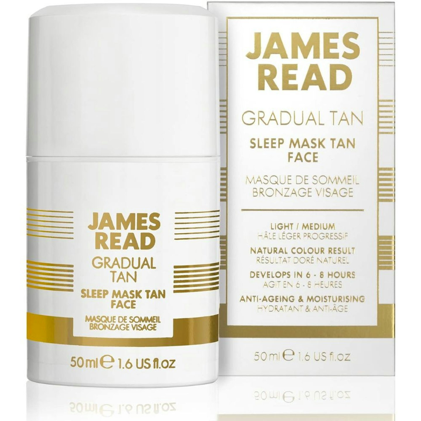 James Read Sleep Mask Face Tan