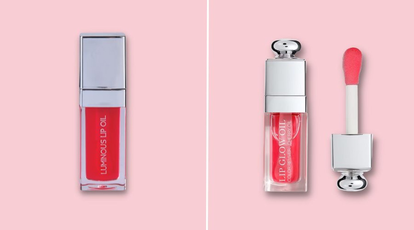 Lacura Luminous Lip Oils vs. Dior Addict Lip Glow Oil
