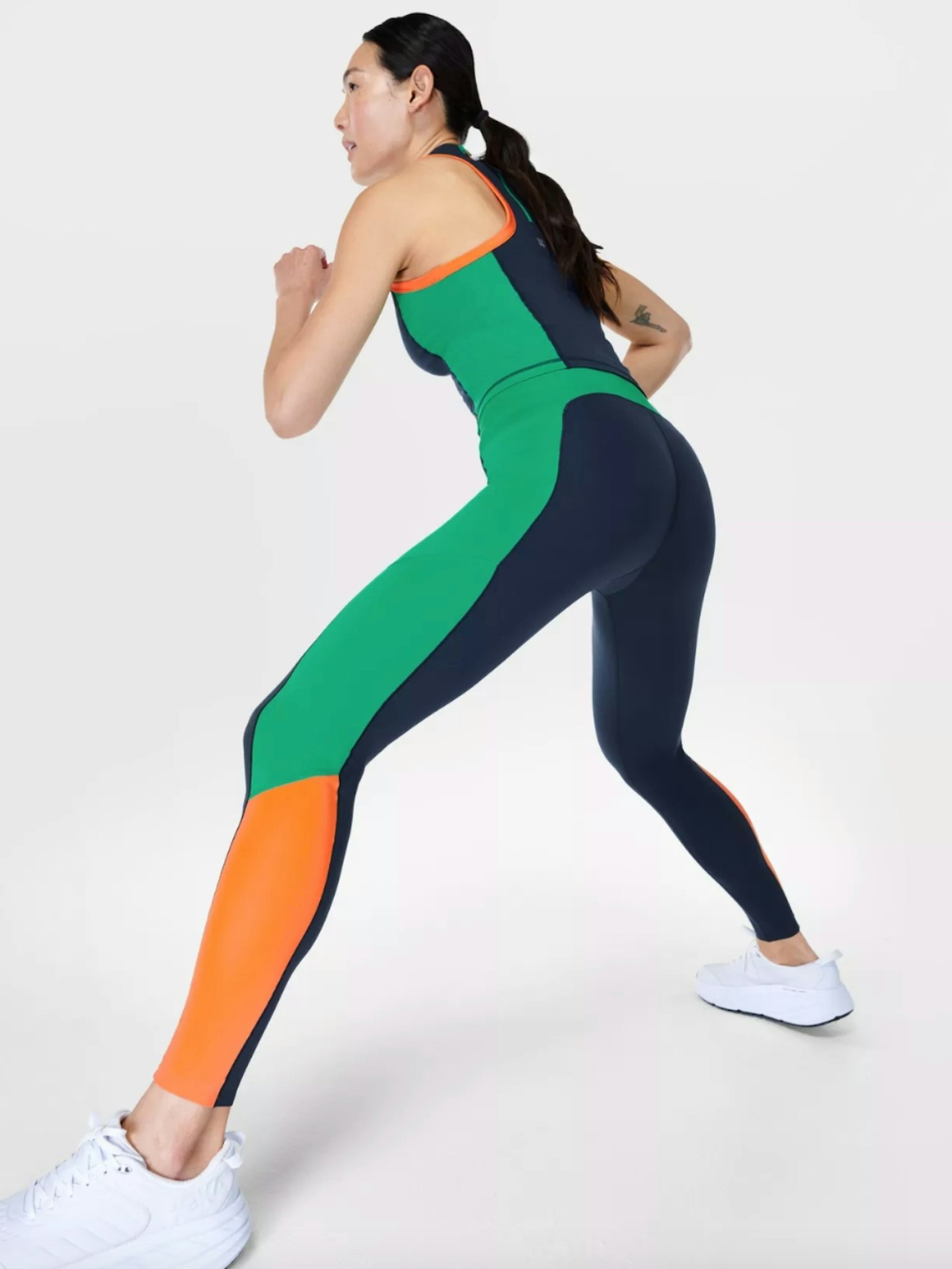 Power UltraSculpt High-Waisted Gym Legging Colour Block