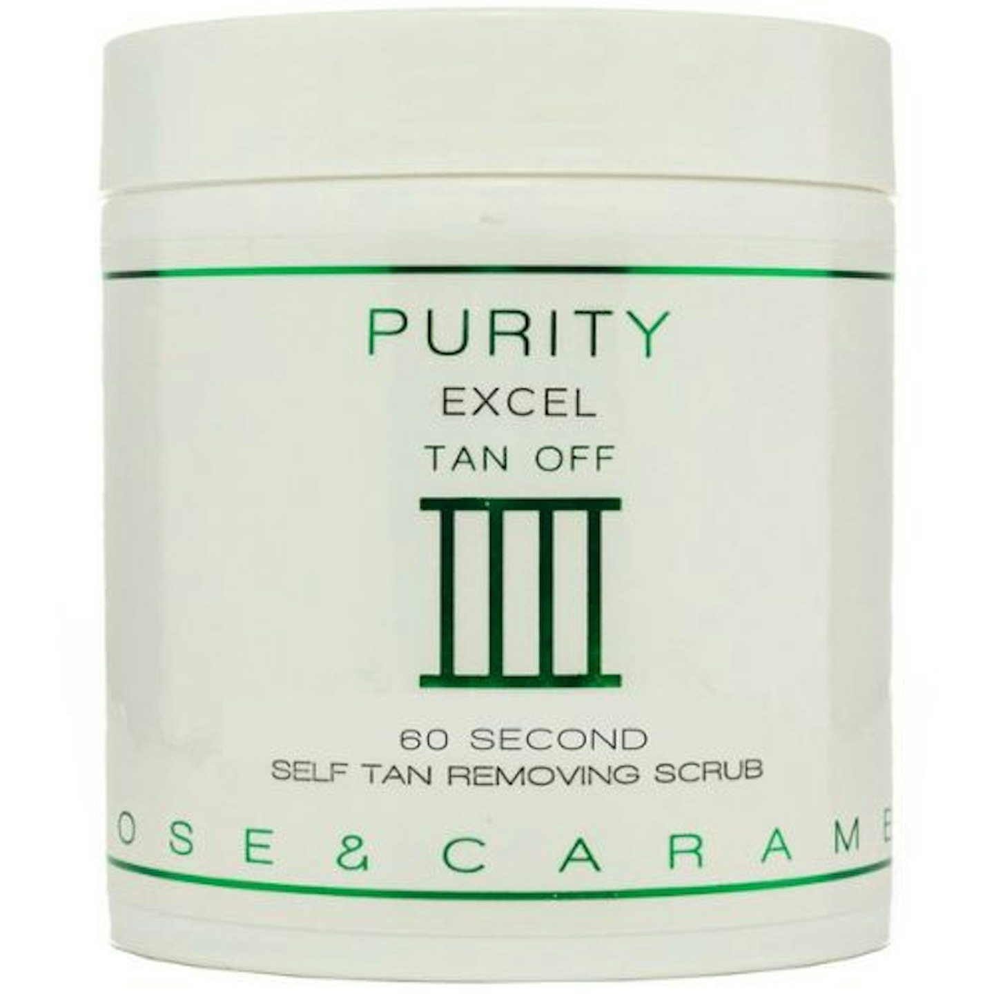 Rose & Caramel Purity Excel 60 Seconds Tan Removing Scrub 450ml