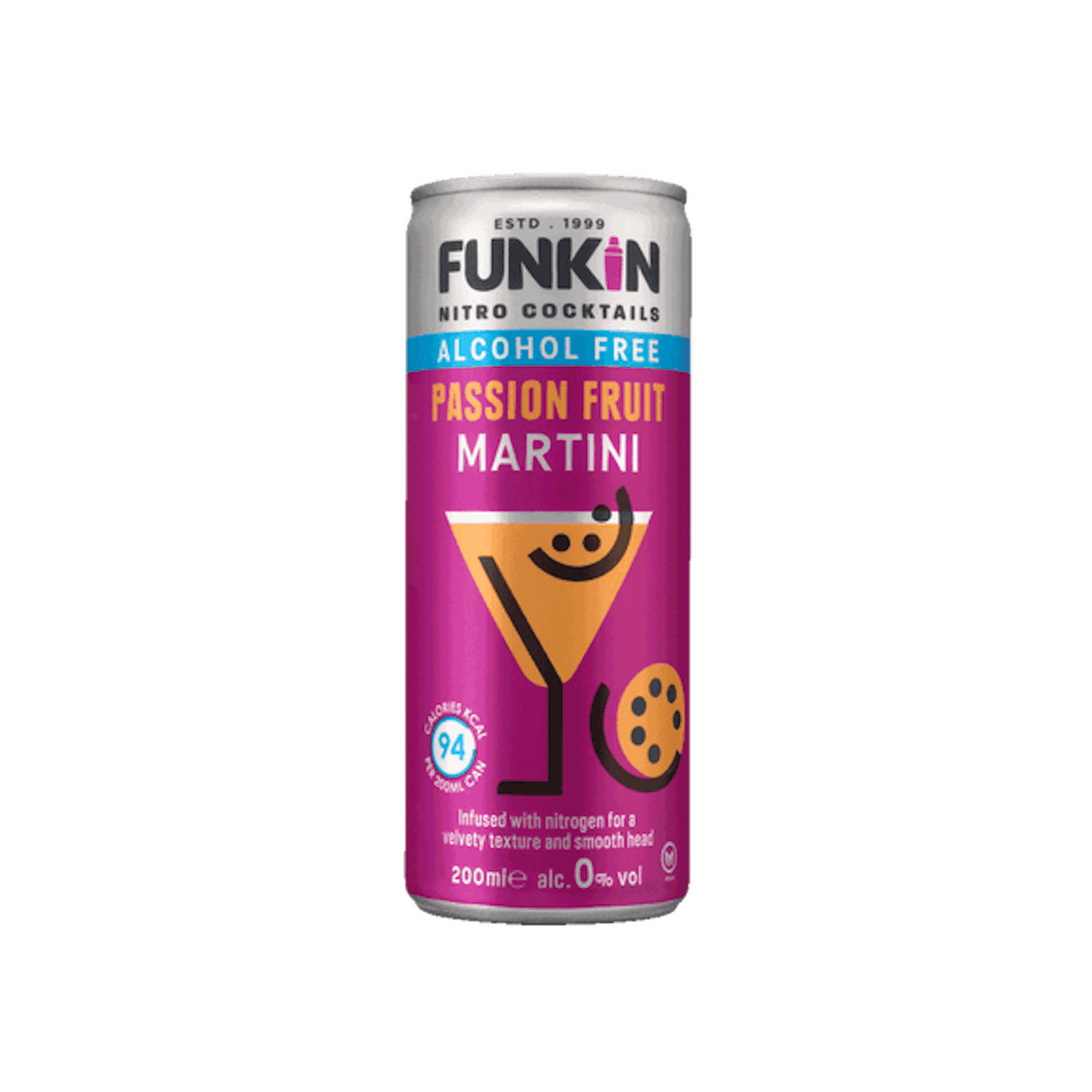 Funkin, Alcohol Free Passion Fruit Martini Nitro Can