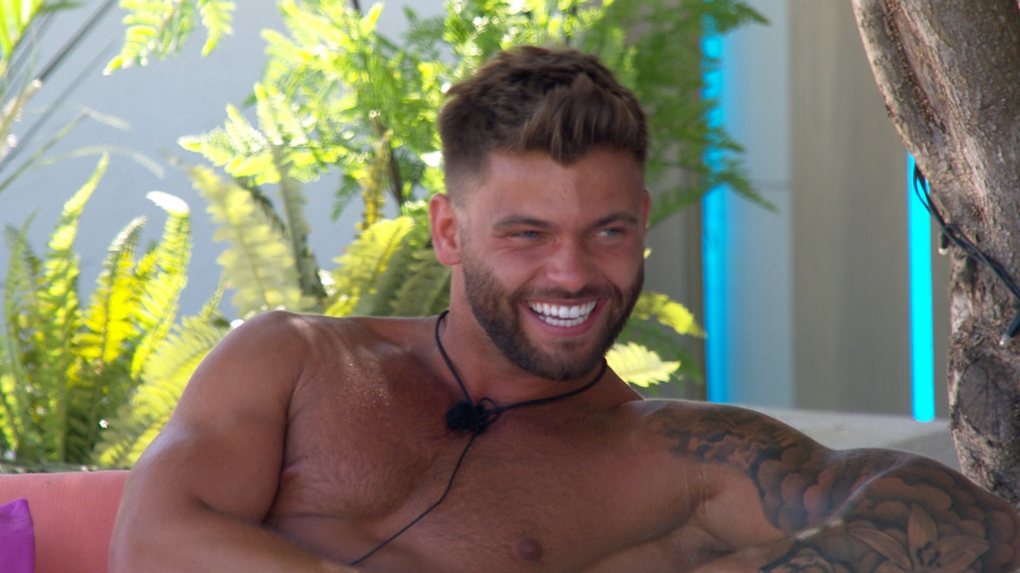 Jake Cornish in the Love Island villa