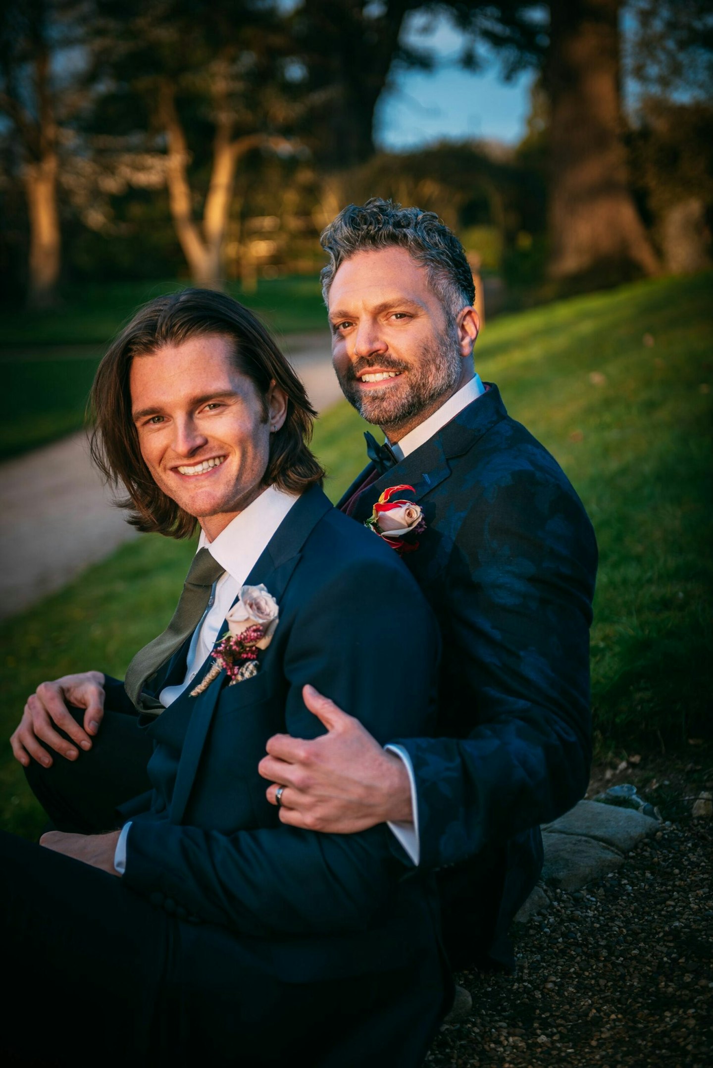 Daniel and Matt from Married At First Sight UK on their wedding day