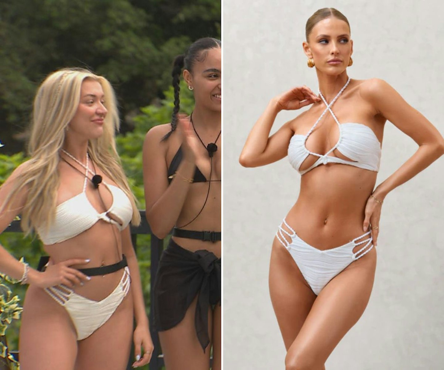 Molly Marsh's white rope bikini