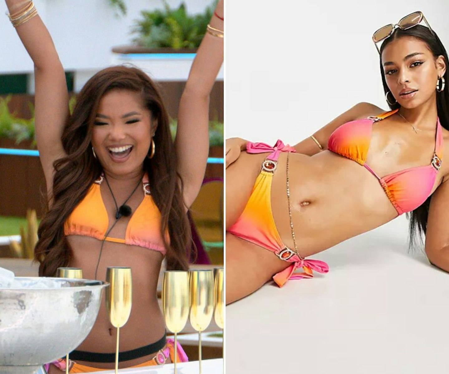 Ruchee Gurung's pink ombre bikini