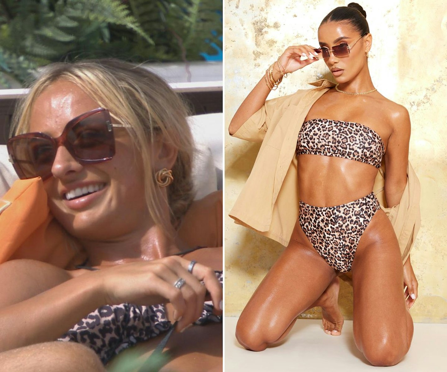 Abi's leopard print bikini