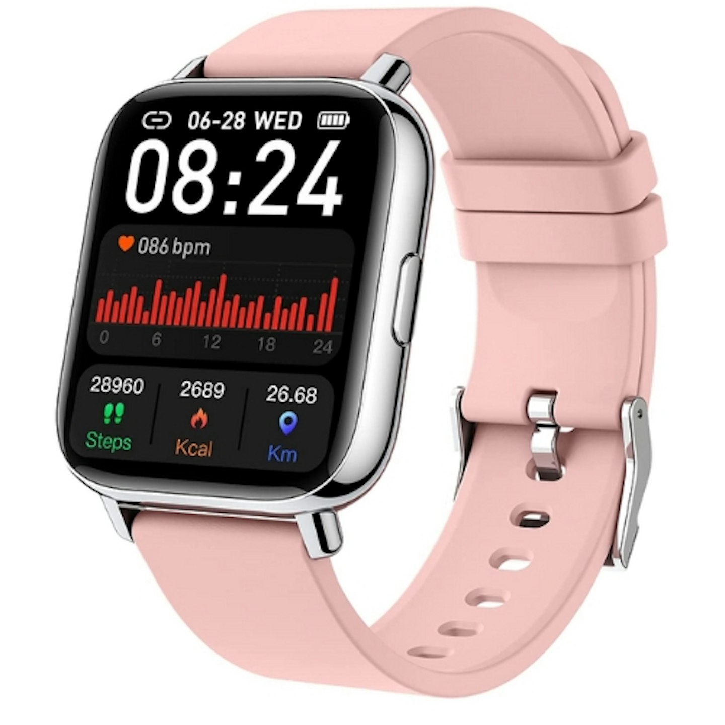 Smart Watch, 1.69" Touch Fitness Watch for Women